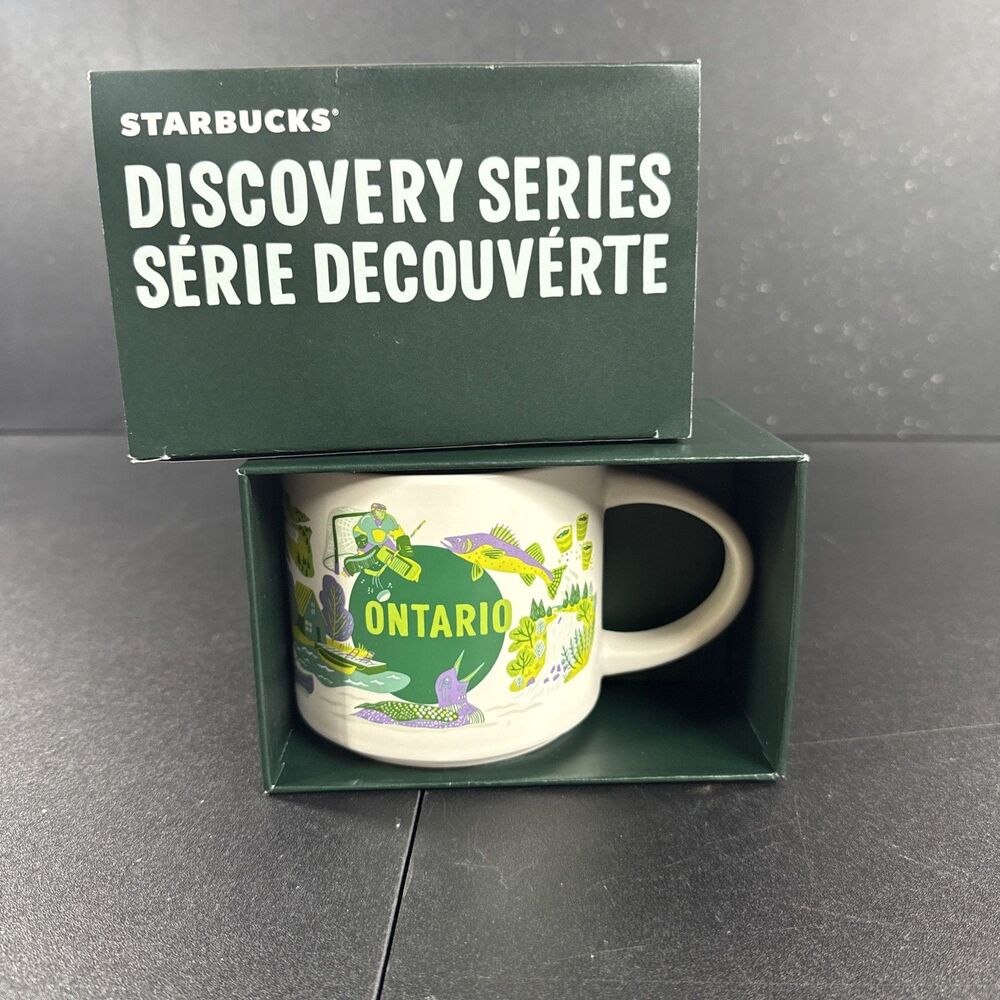 Starbucks Discovery Series Ontario Ceramic Coffee Mug NIB 2024